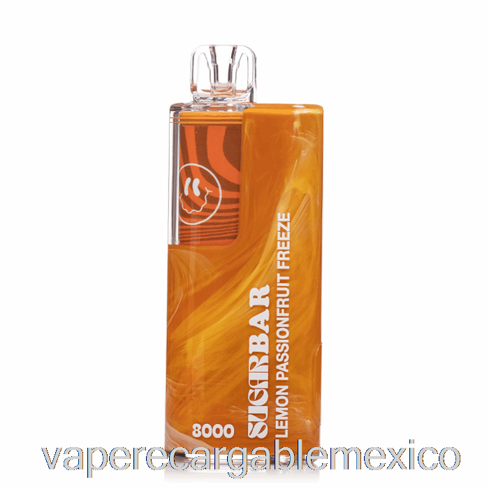 Vape Recargable Sugar Bar Sb8000 Desechable Limón Maracuyá Congelado